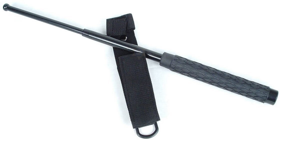 26 InchSelf Defense Stick W/ Case and SKULL KEYCHAIN ninja martial art protection