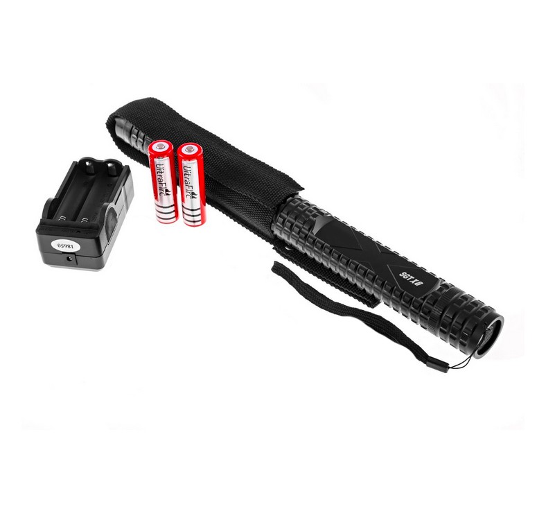 POLICE 55,000,000 Super Powerful All Metal Tactical Stun Baton Flashlight