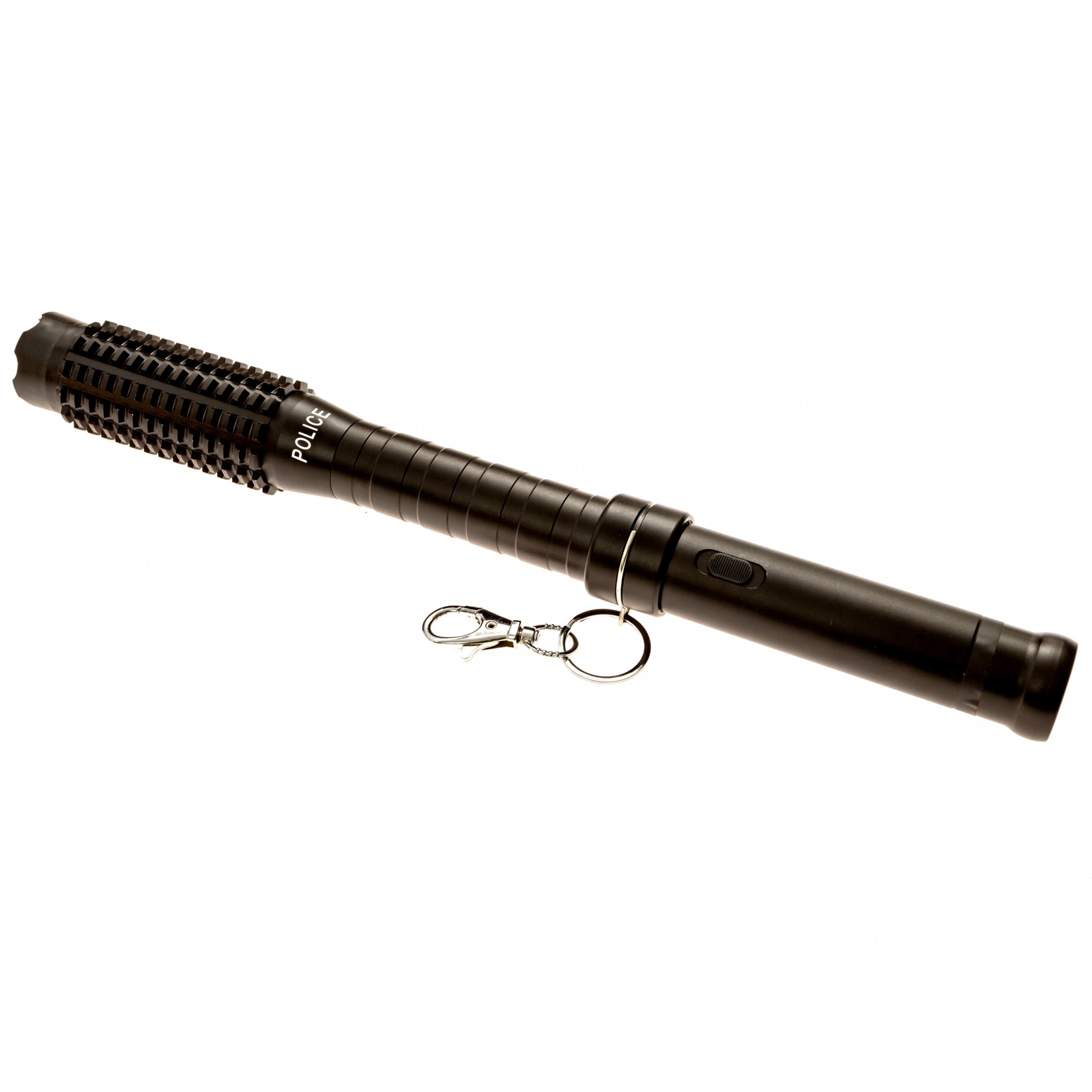 POLICE All Metal Stun Baton Flashlight Rechargeable