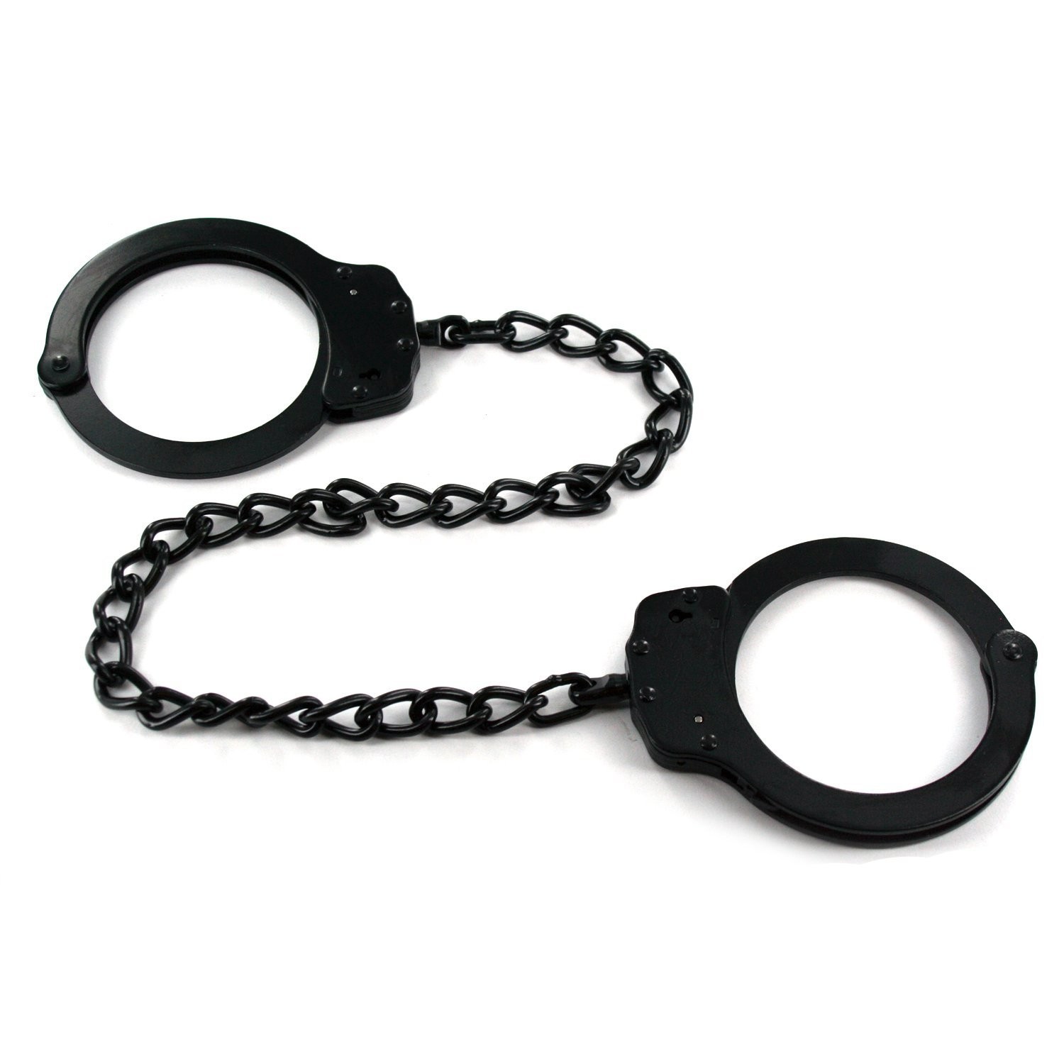 Professional Grade Handcuffs & Leg Cuffs Stainless Steel Black